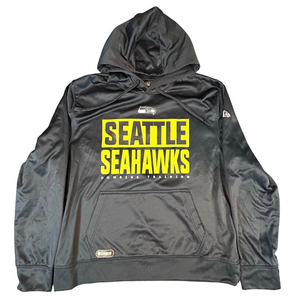 NWT Seattle Seahawks New Era Team Apparel Combine Athletics Pullover Hoodie XL